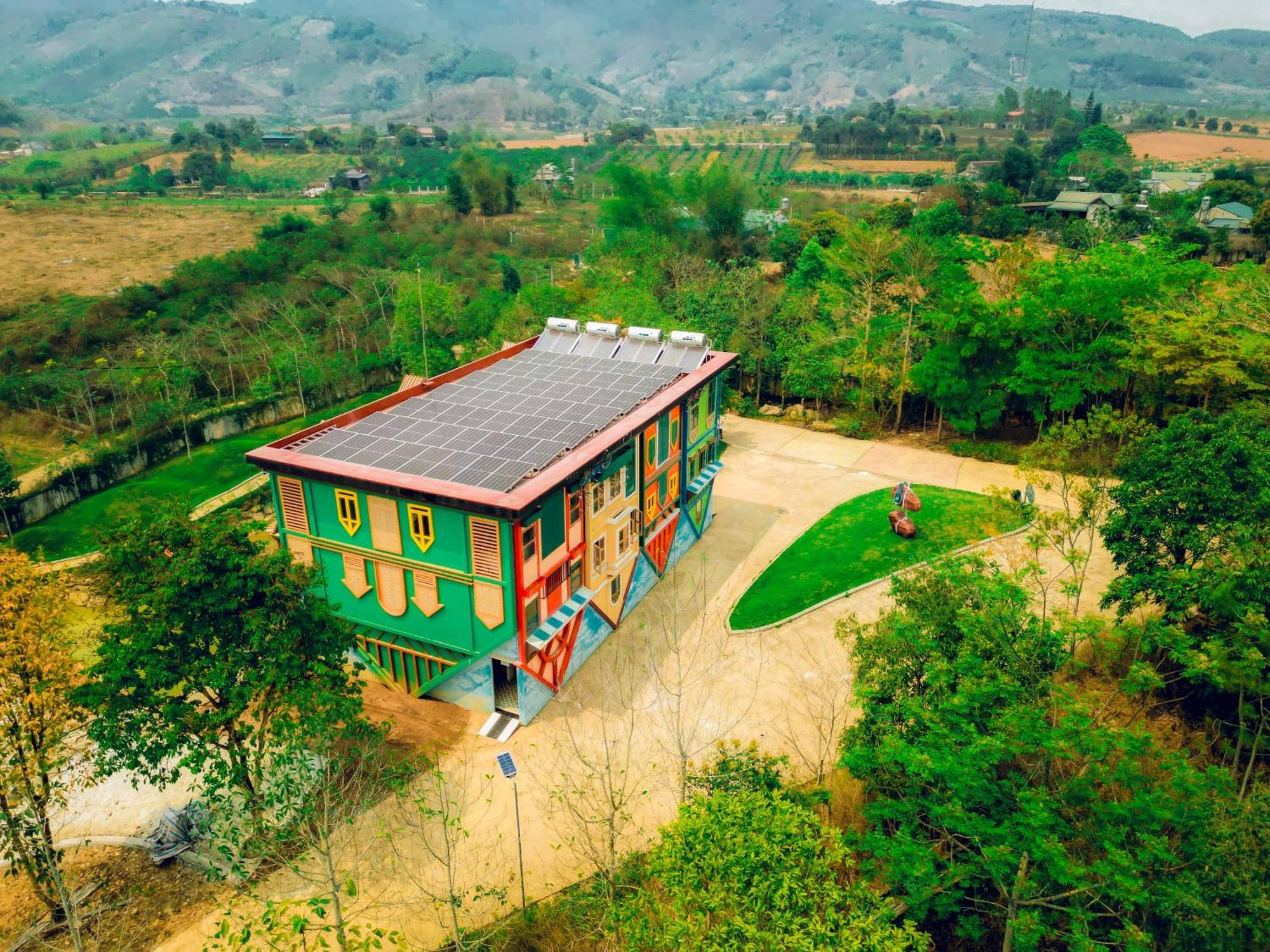 Villa Cánh Cam Cao Phong Exterior foto