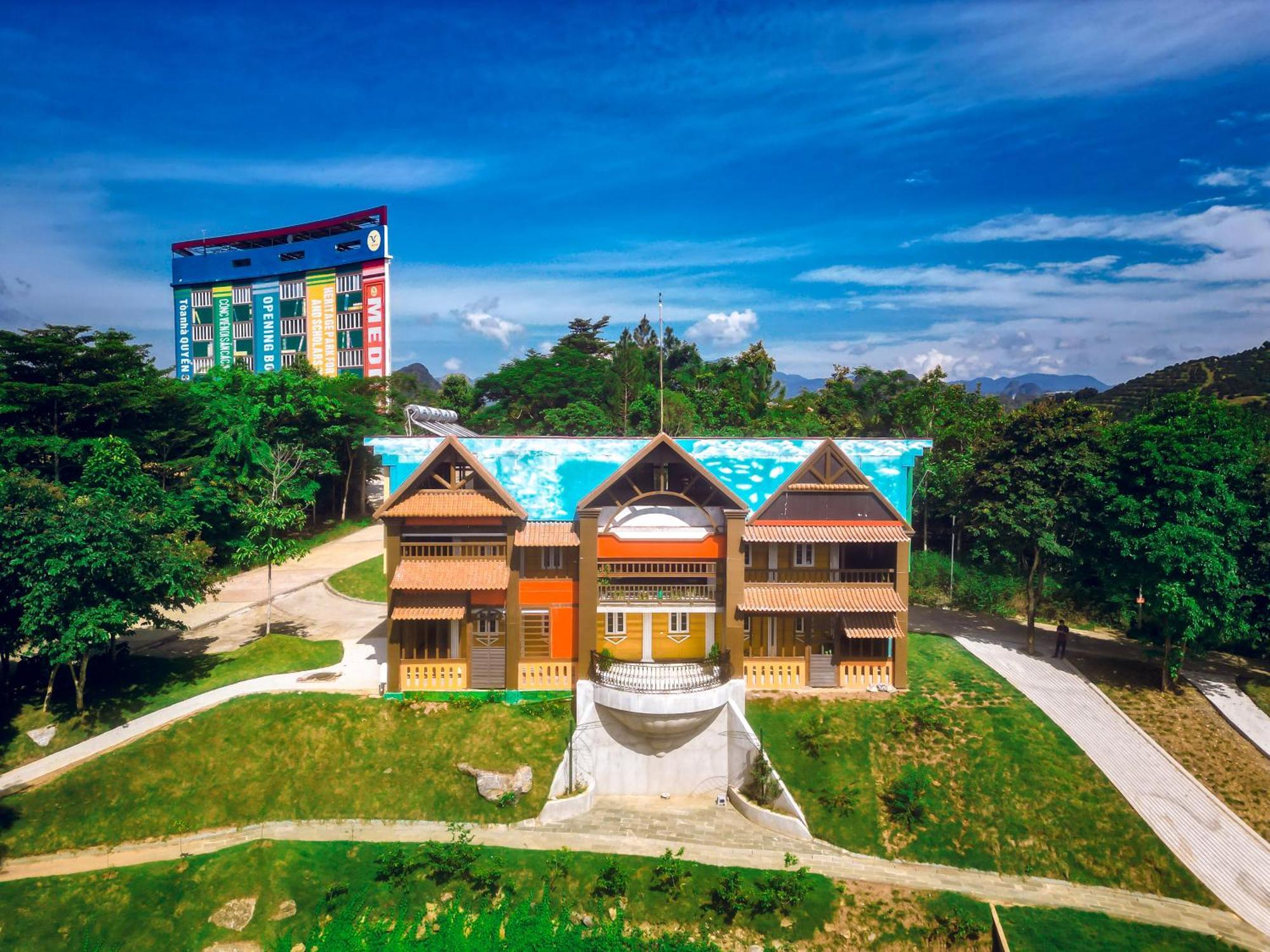 Villa Cánh Cam Cao Phong Exterior foto